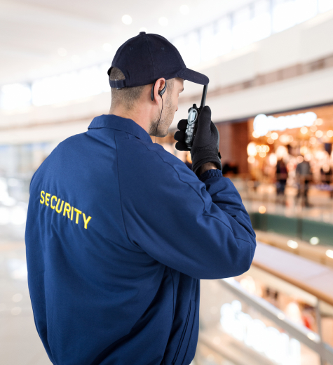 mall security on radio