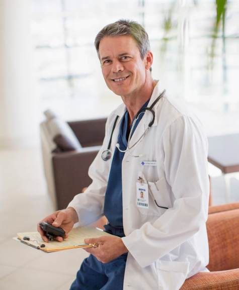 doctor smiling